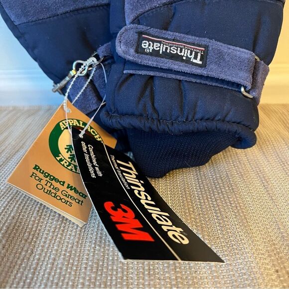 Thinsulate Gloves Navy Blue, Appalachian trail (Unisex) Water Repellent NWT🏷 - Picture 5 of 14